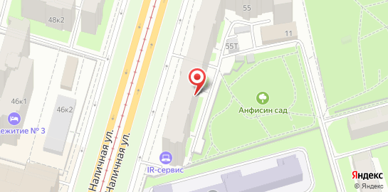 Автошкола Догма на Наличной улице на карте