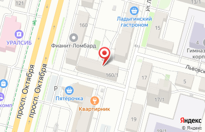 Спектр на проспекте Октября на карте