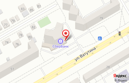 Банкомат Западно-Сибирский банк Сбербанка России на улице Ватутина на карте