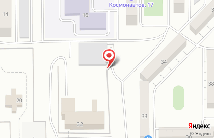 Автостоянка на улице Алексея Бырзгалова, 34А на карте