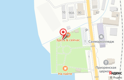 Павильон сувениров на Береговой улице на карте
