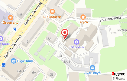 Центр автострахования на проспекте Ленина на карте