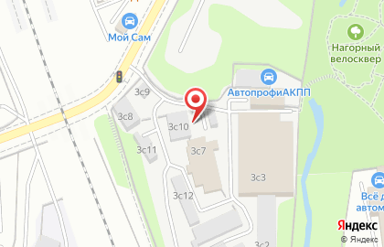 Автосервис Профессионал-Автосервис-Автосклад в Нагорном проезде на карте