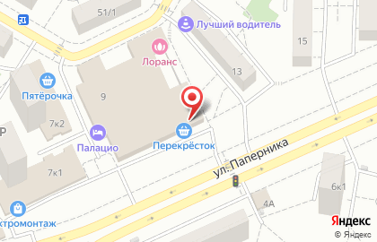 Магазин фастфудной продукции и магазин фастфудной продукции на Рязанском проспекте на карте