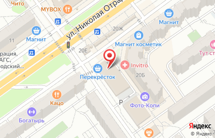 Магазин напитков Пять Бочат в Тракторозаводском районе на карте