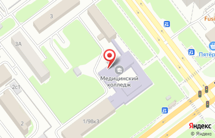 Служба заказа легкового транспорта Пилот на проспекте Туполева на карте