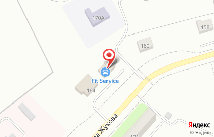Автосервис FIT SERVICE на улице Маршала Жукова Г.К. на карте