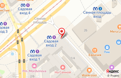 Сеть салонов связи Связной на Сенной площади, 4 на карте