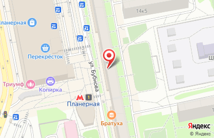 Магазин Табак на Планерной улице на карте