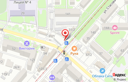 На Бургасской на карте
