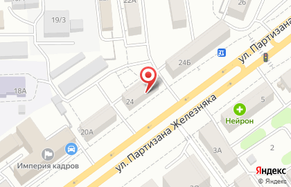 Швейная компания Центр швейной техники на улице Партизана Железняка на карте