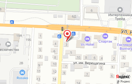 Автостоянка на ул. Неждановой, 15 на карте
