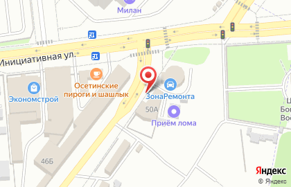 Магазин разливных напитков Shagov`s на Инициативной улице на карте