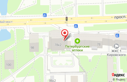 Магазин косметики и товаров для дома Улыбка радуги на проспекте Ветеранов, 78 к 2 на карте
