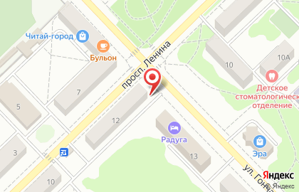 Парикмахерская Водолей на проспекте Ленина на карте