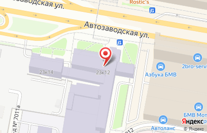 ООО Русская Сила на Автозаводской улице на карте