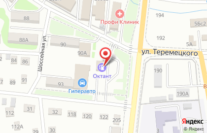 АЗС Октант на улице Некрасова на карте