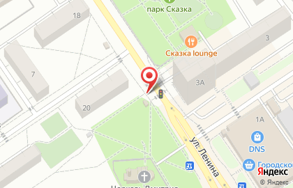 Сеть булочных Каравай СВ на улице Ленина на карте