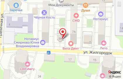 У Дома на улице Жилгородок на карте