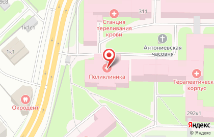 Столовая Maestro на проспекте Ломоносова на карте