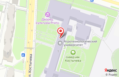 Детская футбольная школа Юниор на улице Костычева на карте