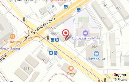 Моя пекарня в Железнодорожном районе на карте