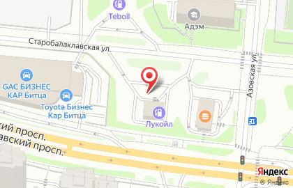 Банкомат Банк Открытие на метро Чертановская на карте