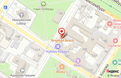 Ресторан & бар Brighton Beach на карте