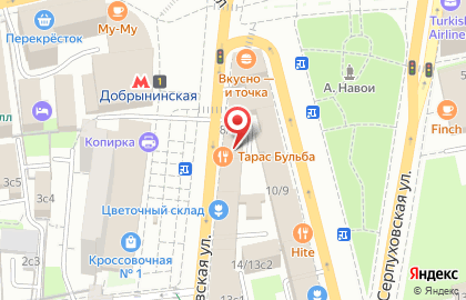 Магазин продуктов на Люсиновской, 7 на карте