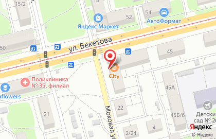 Вкусняшка на улице Бекетова на карте