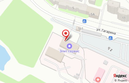 Ритуальный салон Элит сервис в Центральном районе на карте
