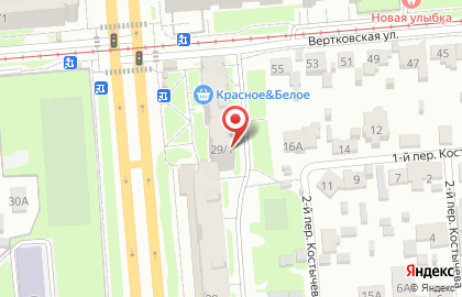 Палитра на улице Станиславского на карте