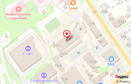 Супермаркет Пятёрочка в Рязани на карте