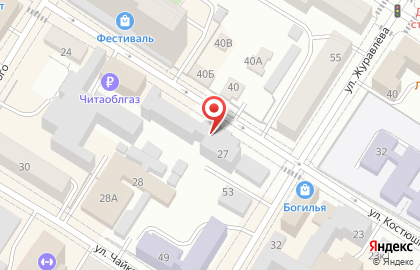Восточно-Сибирская транспортная прокуратура на улице Костюшко-Григоровича на карте