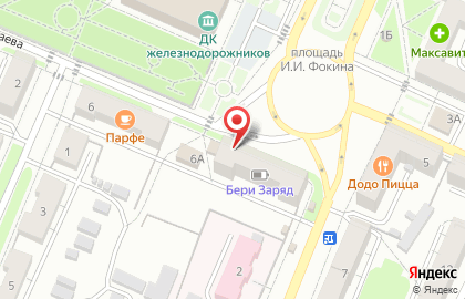 Заводской бар БрянскПиво в Фокинском районе на карте