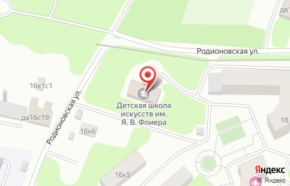 Детская школа искусств им. Я.В. Флиера в Москве на карте