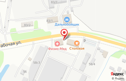 Торгово-производственная компания Профмастер на 1-ой Рабочей улице на карте
