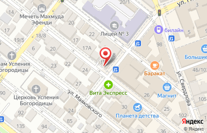 Книжный магазин в Кировском районе на карте