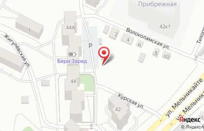 Продуктовый магазин Юнона на улице Мельникайте на карте
