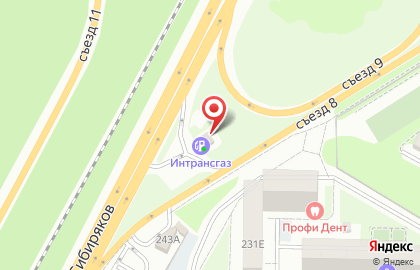 Интрансгаз в Коминтерновском районе на карте