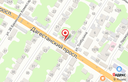 Гастроном в Махачкале на карте