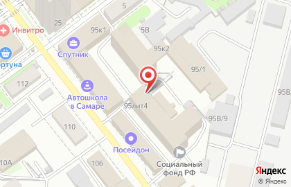 Юридическая компания Право и бизнес в Октябрьском районе на карте