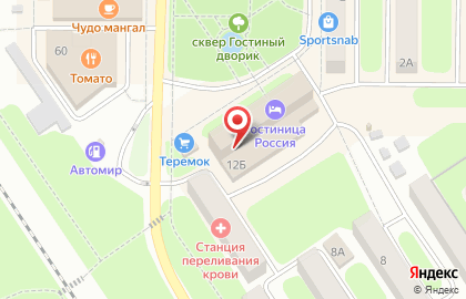Магазин посуды, ИП Ибрагимов Ю.М. на карте