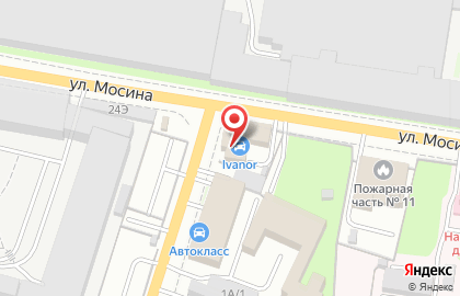Шинный центр Vianor в Советском районе на карте