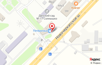 Супермаркет Пятёрочка на Институтской улице на карте
