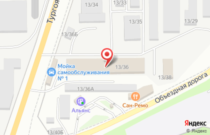 Терминал транспортной компании DPD в Миассе, на Тургоякском шоссе на карте