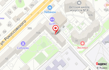 Rainbow в Центральном районе на карте