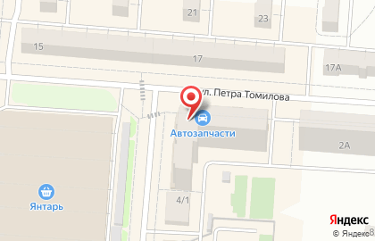 Детский игровой центр Джунгли на улице Томилова на карте