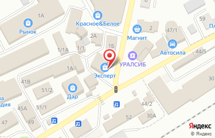 Гипермаркет Иней на улице Горького на карте