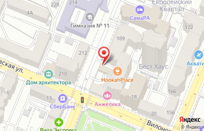 Торговый дом Фабрика Качества на Чапаевской улице на карте